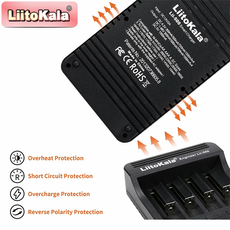 Chargeur de batterie LiitoKala - Vape Battery 18650 avis et prix